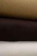 Tissu "Gabardine Light Oat Chocolate"