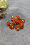 Boutons Jewel - Poppy Tangerine