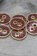 Boutons Joy Glitter - Amarante