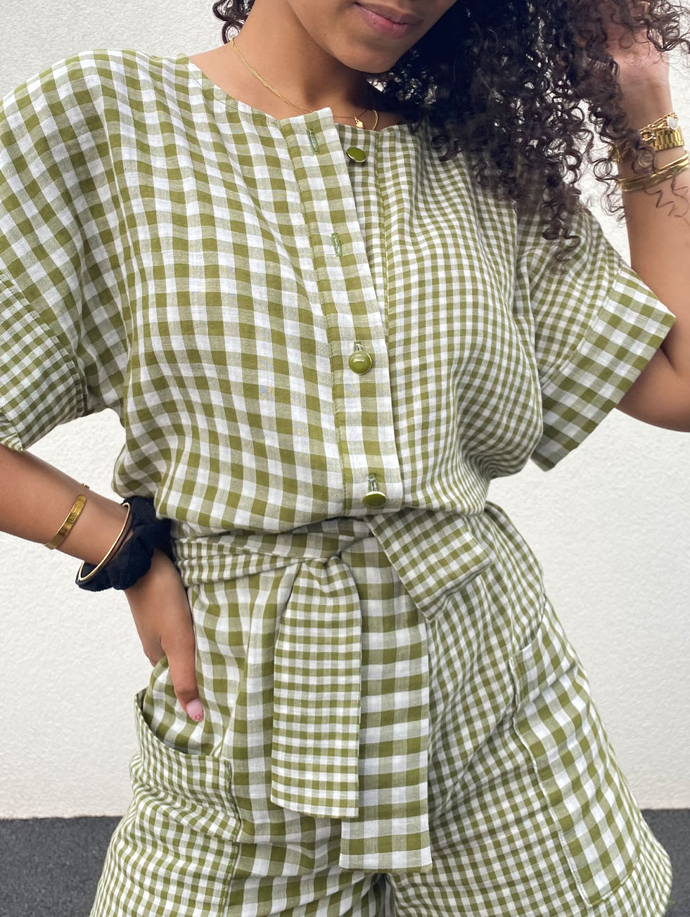 Patron LE Sac Banane en Denim Dark Indigo Atelier Brunette