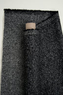 Tissu "Lainage Moucheté Black & Off White"