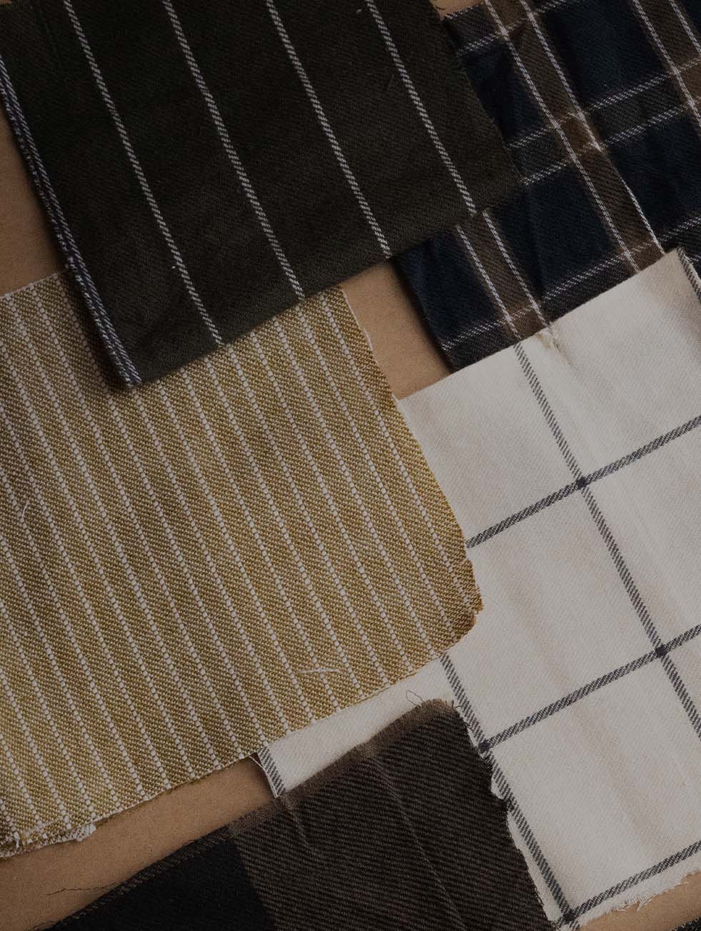 Tissu Carreaux et Rayures Atelier Brunette