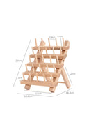 Wooden Thread Holder – 25 Slots