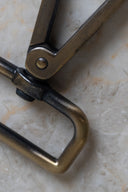 Mousqueton sac 30 mm doré vieilli