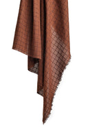 Check Havana Brown Fabric