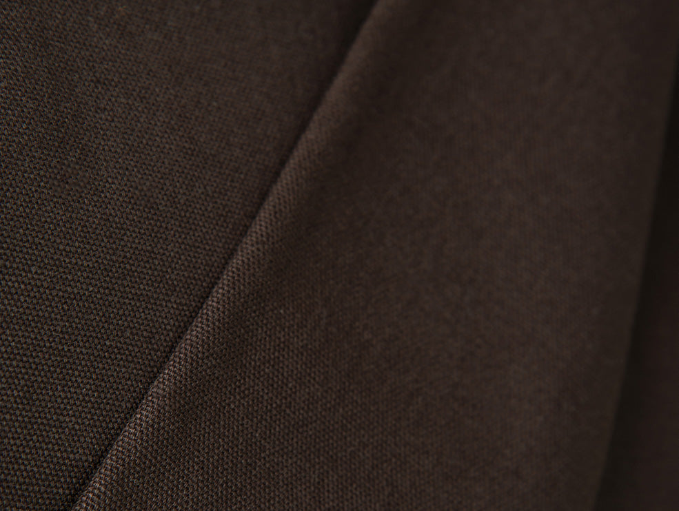 Tissu Canvas Oat Chocolate Atelier Brunette