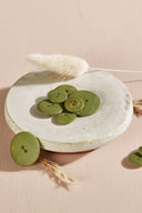 Palm Buttons - Matcha Leaf