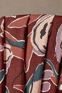 Peony Rust Fabric Remnants