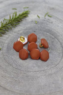 Quartz Buttons - Chestnut