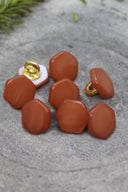 Quartz Buttons - Chestnut