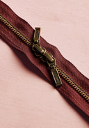Zip Double Curseur Laiton - 40 cm