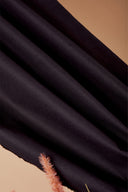 Tissu "Twill Lin Coton Black"