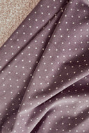 Polka Dot Fine Wale Corduroy Divine Parma Fabric Remnants
