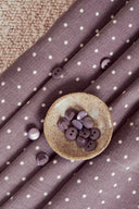 Polka Dot Fine Wale Corduroy Divine Parma Fabric Remnants