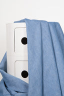 Tissu "Velours Tissé Light Blue"