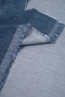 Tissu "Velours Tissé Vintage Blue"