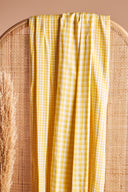 Tissu "Vichy Off-White Lemon"