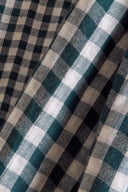 Gingham Off-White Smokey Fabric Remnants