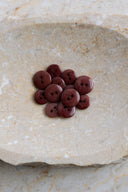 Viny Buttons - Rust / Crispy Brownie