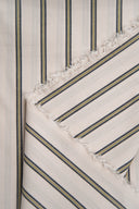 Tissu Weave Line Milky Clay