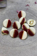 Wink Buttons Black - Amarante