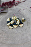 Boutons Wink Off-White - Forest