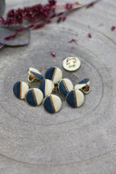Boutons Wink Off-White - River