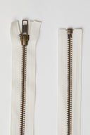 Zip Séparable Laiton - 60 cm