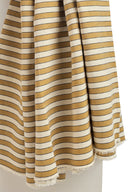 Tissu Stripes Mustard