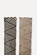 Two-tone raffia elastic 5 cm wide, combining flexibility and support.