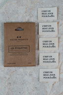 Pack étiquettes C'est un beau jour pour briller - Atelier Brunette - 1