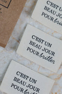 Pack étiquettes C'est un beau jour pour briller - Atelier Brunette - 2