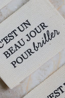 Pack étiquettes C'est un beau jour pour briller - Atelier Brunette - 4