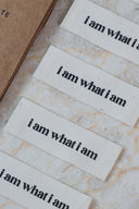 Pack étiquettes I am what I am - Atelier Brunette - 2