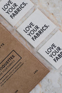 Pack étiquettes Love your Fabrics - Atelier Brunette - 3