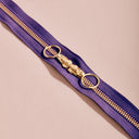 Zip Double Curseur Gold - 40 cm