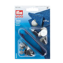 Boutons Jeans 17 mm - Argent - Atelier Brunette - 1