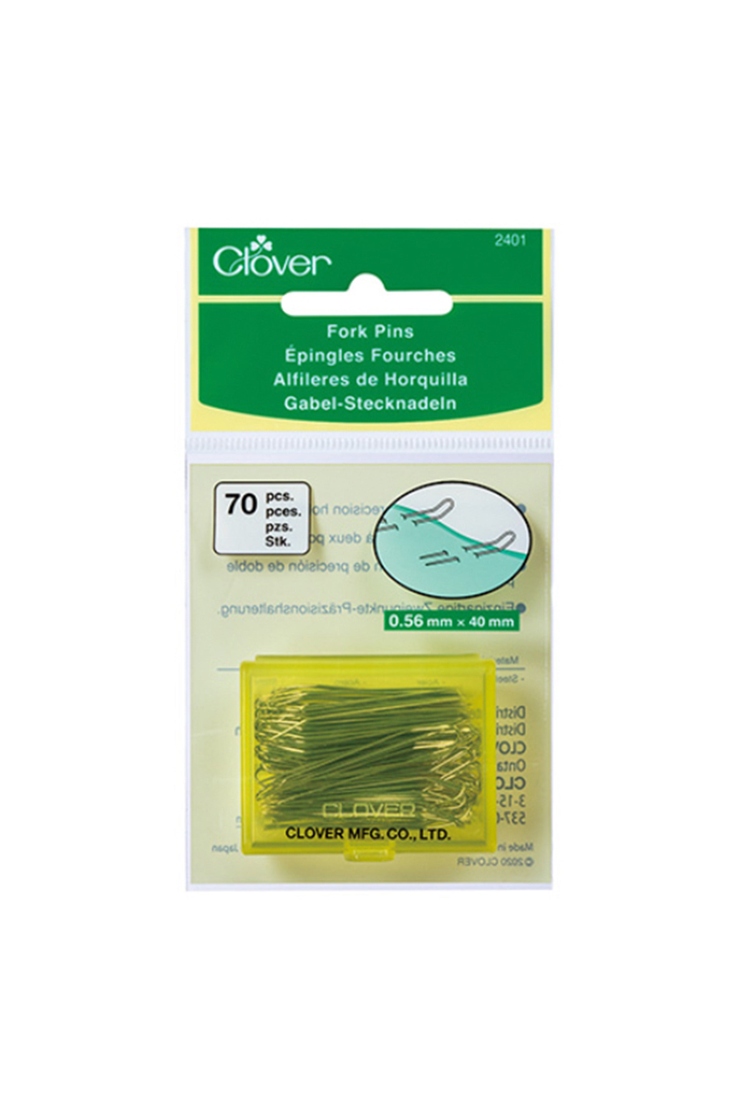 Epingles Fourches Clover - Boîte de 70 - Atelier Brunette - 1