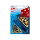 Oeillets et rondelles 5mm - Doré - Atelier Brunette - 1