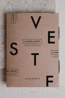 Barn Jacket pattern – illustrated kraft envelope for the BARN JACKET, sewing pattern envelope – Atelier Brunette