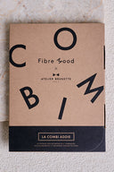 Combi Addie pattern – kraft envelope Fibre Mood x Atelier Brunette, Combi Addie, beige background – Atelier Brunette