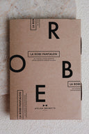 Trouser Dress pattern (envelope) – kraft envelope printed with the dress trousers, packaging cover – Atelier Brunette