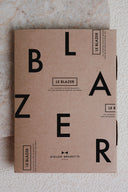 Blazer pattern – illustrated kraft envelope for the BLAZER, sewing pattern envelope – Atelier Brunette
