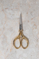 Gold embroidery scissors - Retro - 9 cm