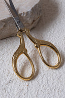 Gold embroidery scissors - Retro - 9 cm