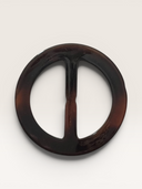 Anneau de ceinture en résine brun - Atelier Brunette - 4