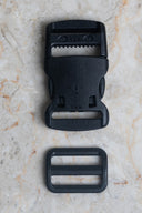 Boucles clips 30 mm - noir - Atelier Brunette - 1
