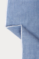 Tissu Chambray Coton Lin Light Blue au mètre - Atelier Brunette - 3