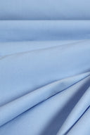 Bamboo cotton fabric, sky blue, sold by the metre – ultra-soft and breathable – Atelier Brunette