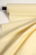 Tissu coton bambou crème vanille au mètre – ultra-doux et respirant – Atelier Brunette